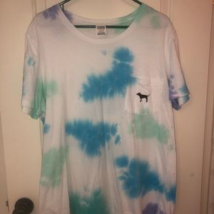 PINK Tie Dye T-Shirt